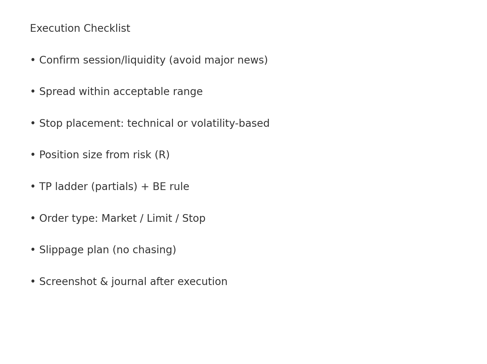 Lesson 11: Entries, Stops, Targets, and Trade Management