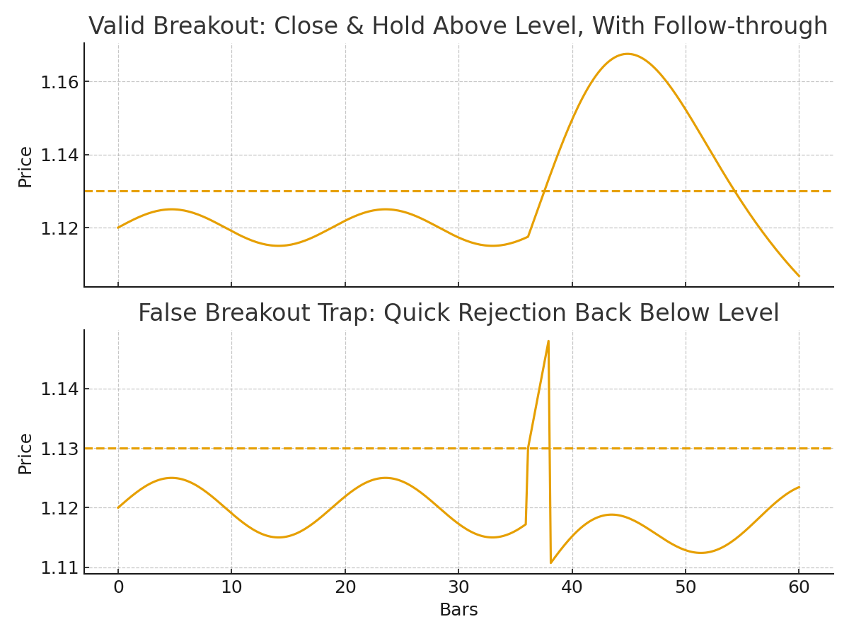Breakout vs fakeout