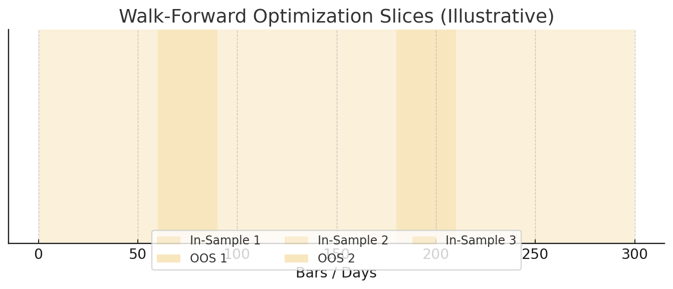 Walk forward testing